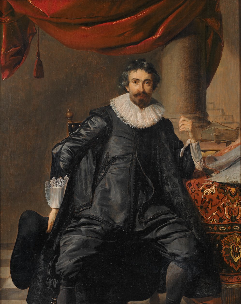 Egy férfi portréja alkotó: Thomas de Keyser