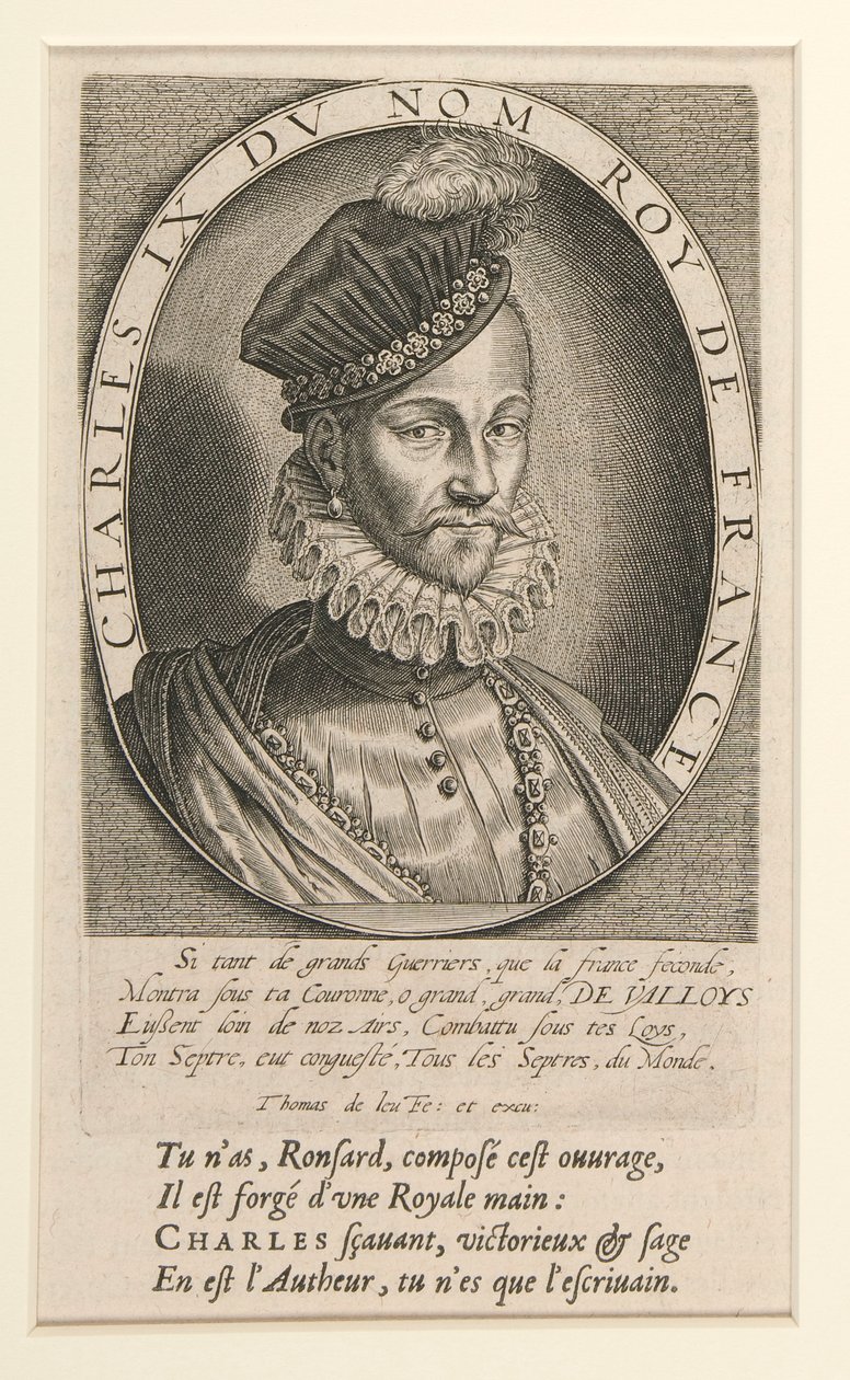 IX. Károly francia király alkotó: Thomas de Leu