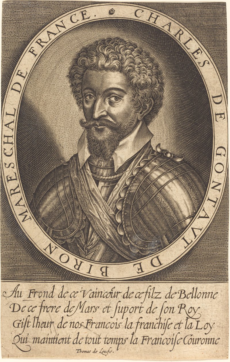 Charles de Gontaut, Biron hercege alkotó: Thomas de Leu