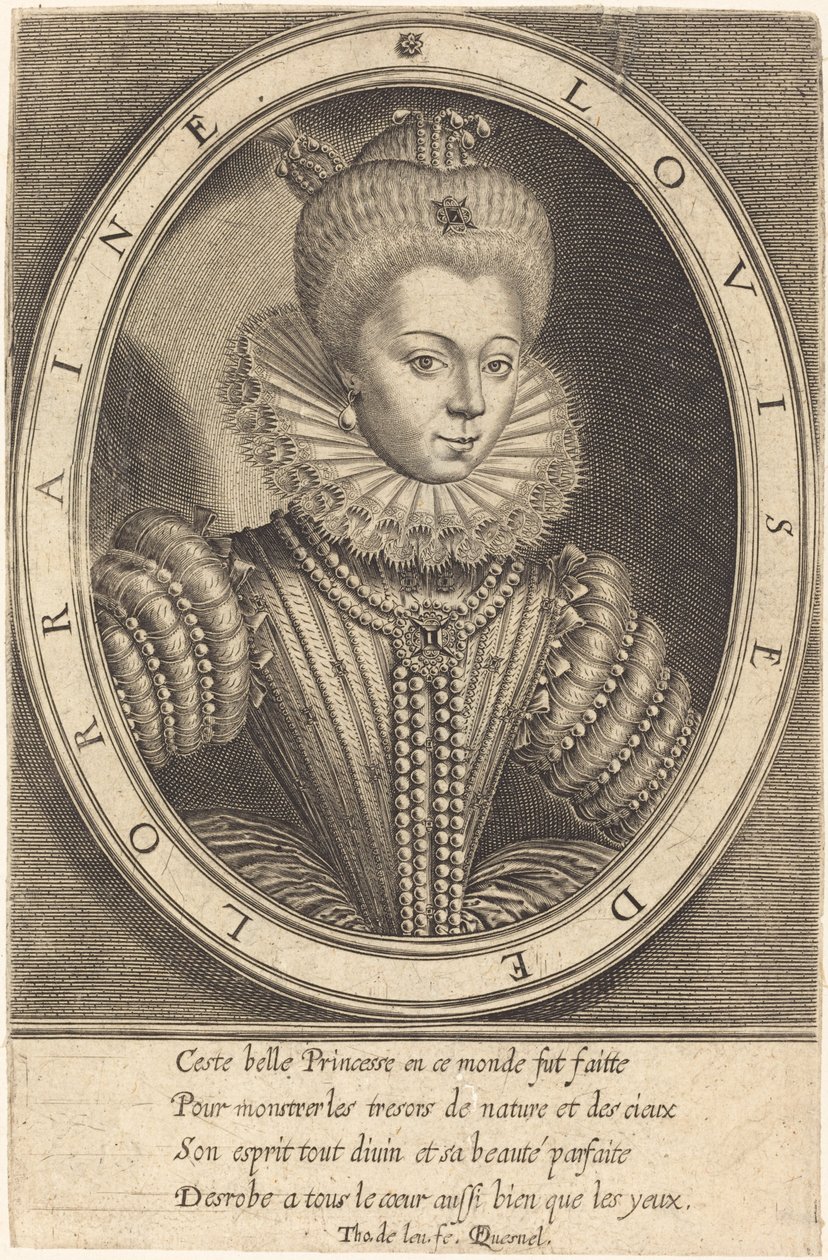 Lotaringiai Louise alkotó: Thomas de Leu after François Quesnel