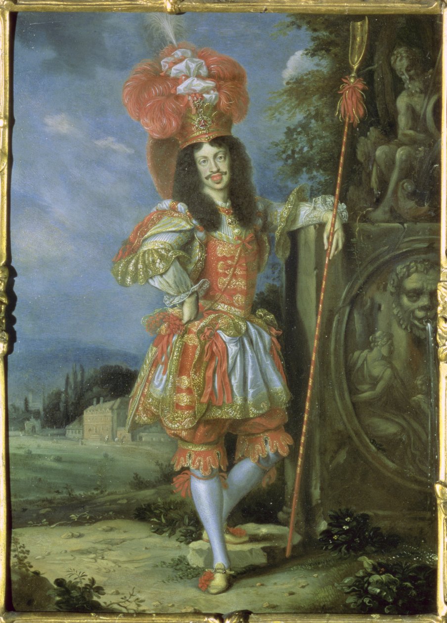 I. Lipót (1640-1705), Szent-római császár, színházi jelmezben, Acisnak öltözve a La Galatea-ból, Antonio Draghi megzenésített favola, 1667 (olaj, réz) alkotó: Thomas of Ypres