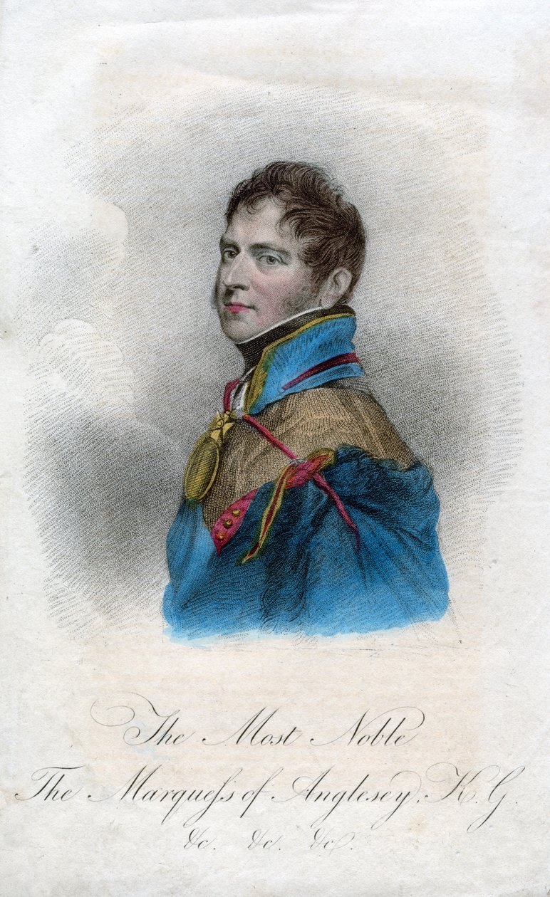 Henry William Paget, Anglesey 1. márkija, brit katona. alkotó: Thomson
