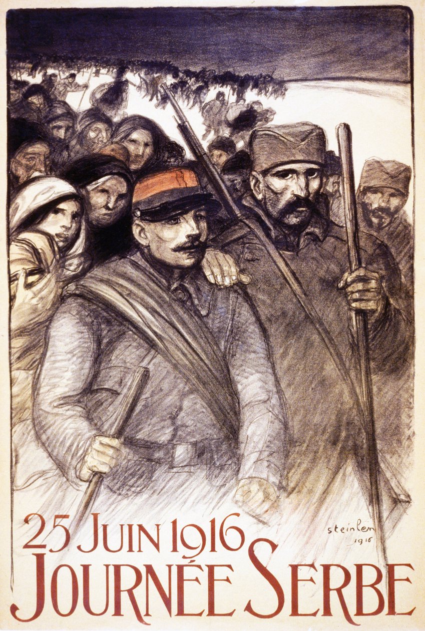 Szerb nap, 1916 (lásd még 698977) alkotó: Théophile Alexandre Steinlen