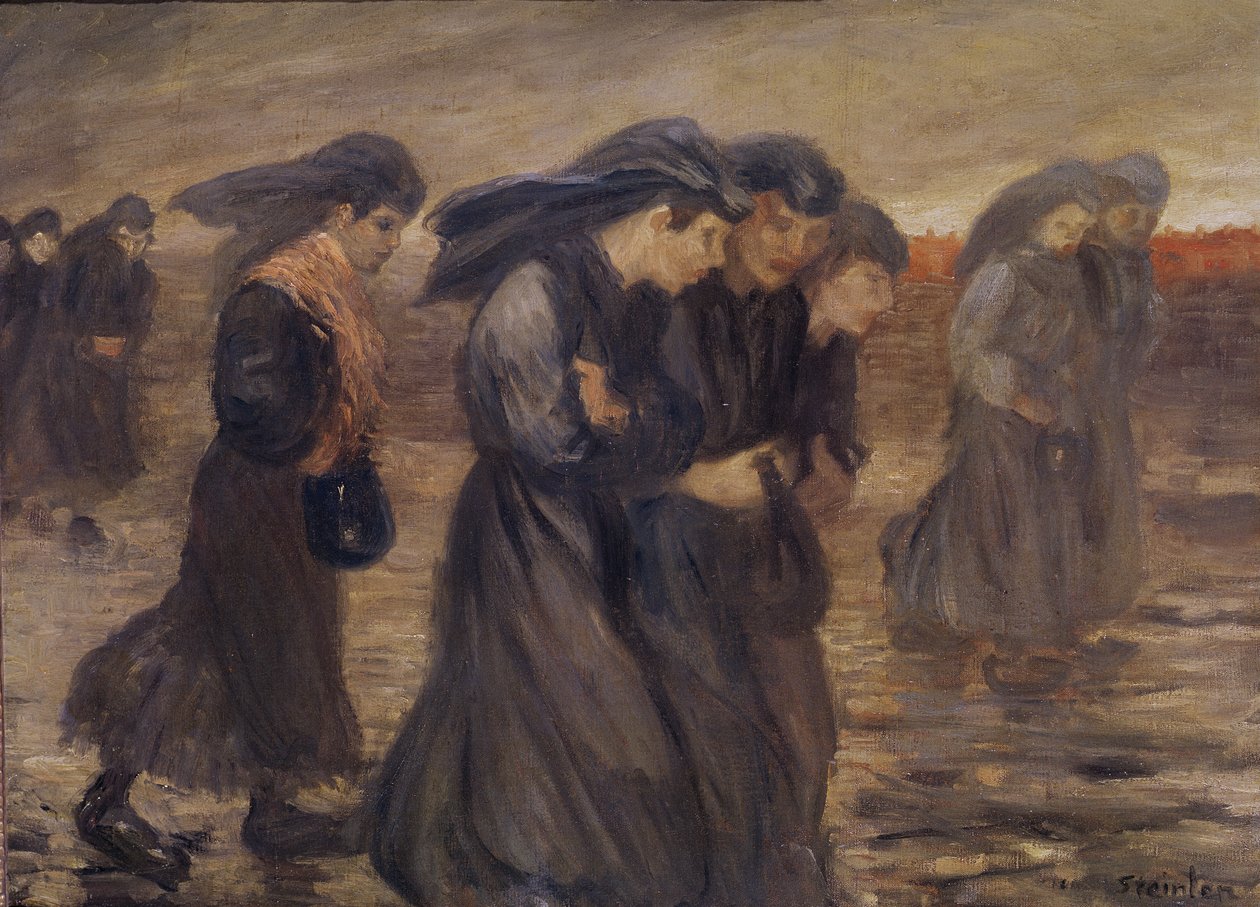 The Coal Graders, 1905 alkotó: Théophile Alexandre Steinlen