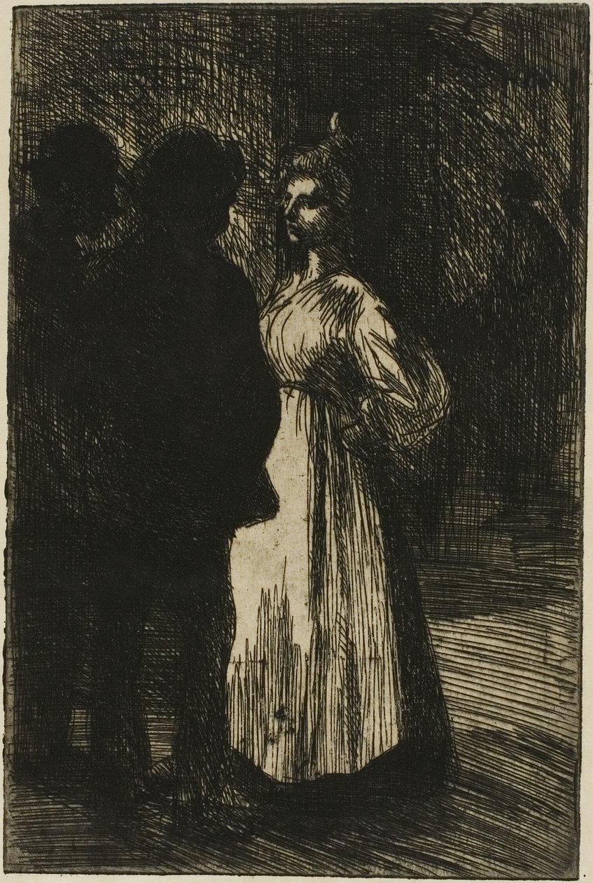 Éjszakai beszélgetés alkotó: Théophile Alexandre Pierre Steinlen