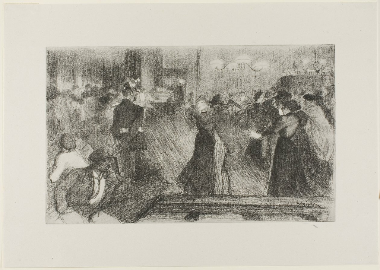 Táncterem alkotó: Théophile Alexandre Pierre Steinlen