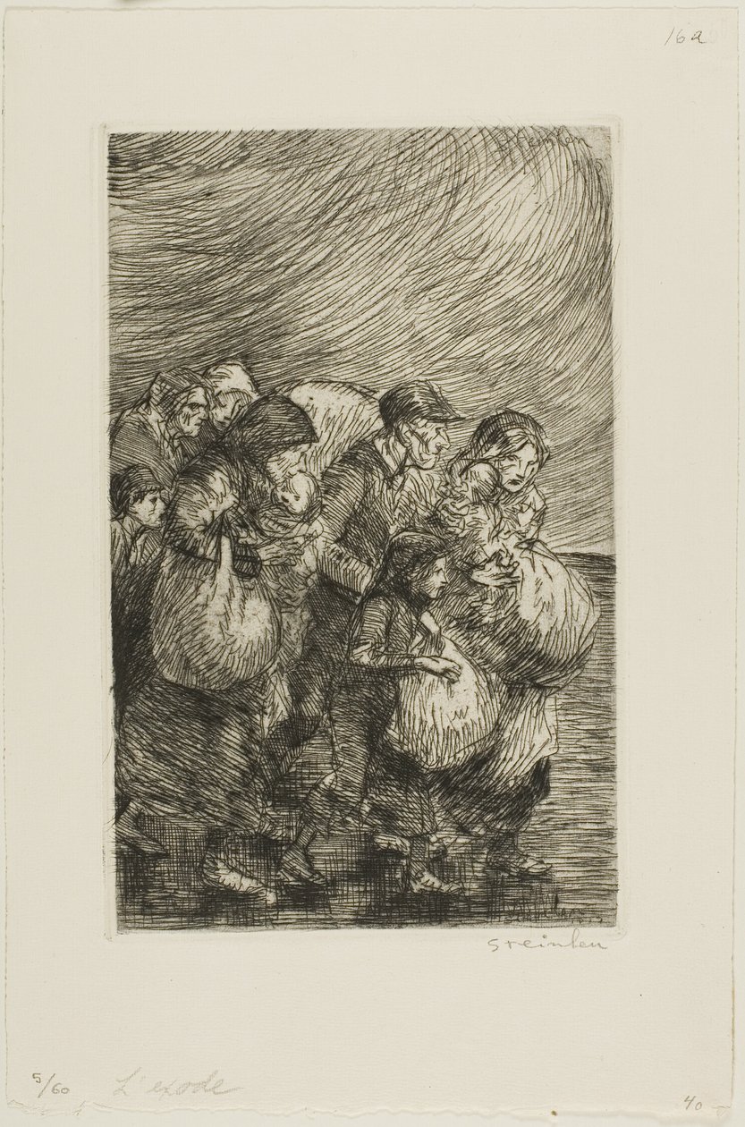 Evakuáltak alkotó: Théophile Alexandre Pierre Steinlen