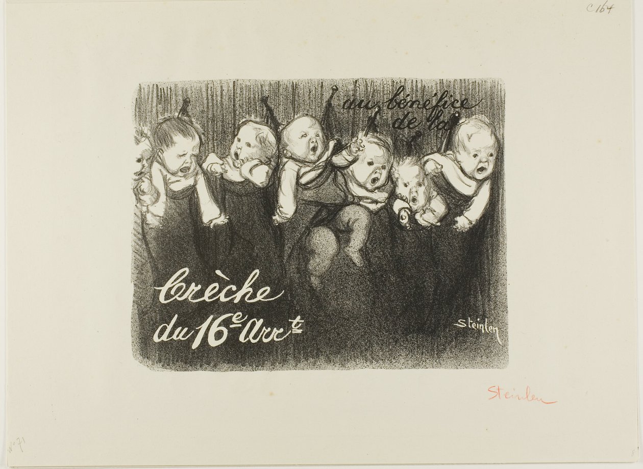 A 16. kerületi óvoda javára alkotó: Théophile Alexandre Pierre Steinlen