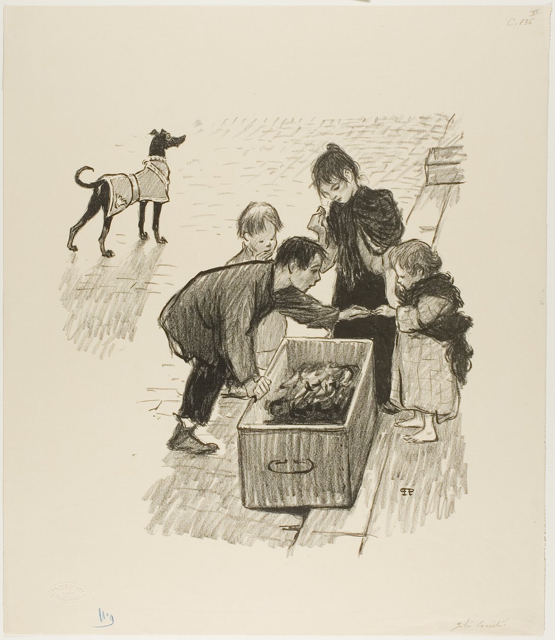 High society! alkotó: Théophile Alexandre Pierre Steinlen