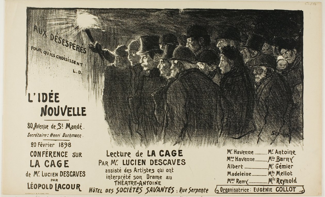 Az új ötlet alkotó: Théophile Alexandre Pierre Steinlen