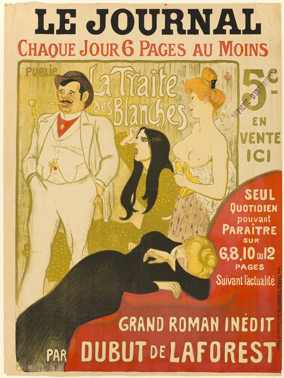 A fehér rabszolga-kereskedelem alkotó: Théophile Alexandre Pierre Steinlen