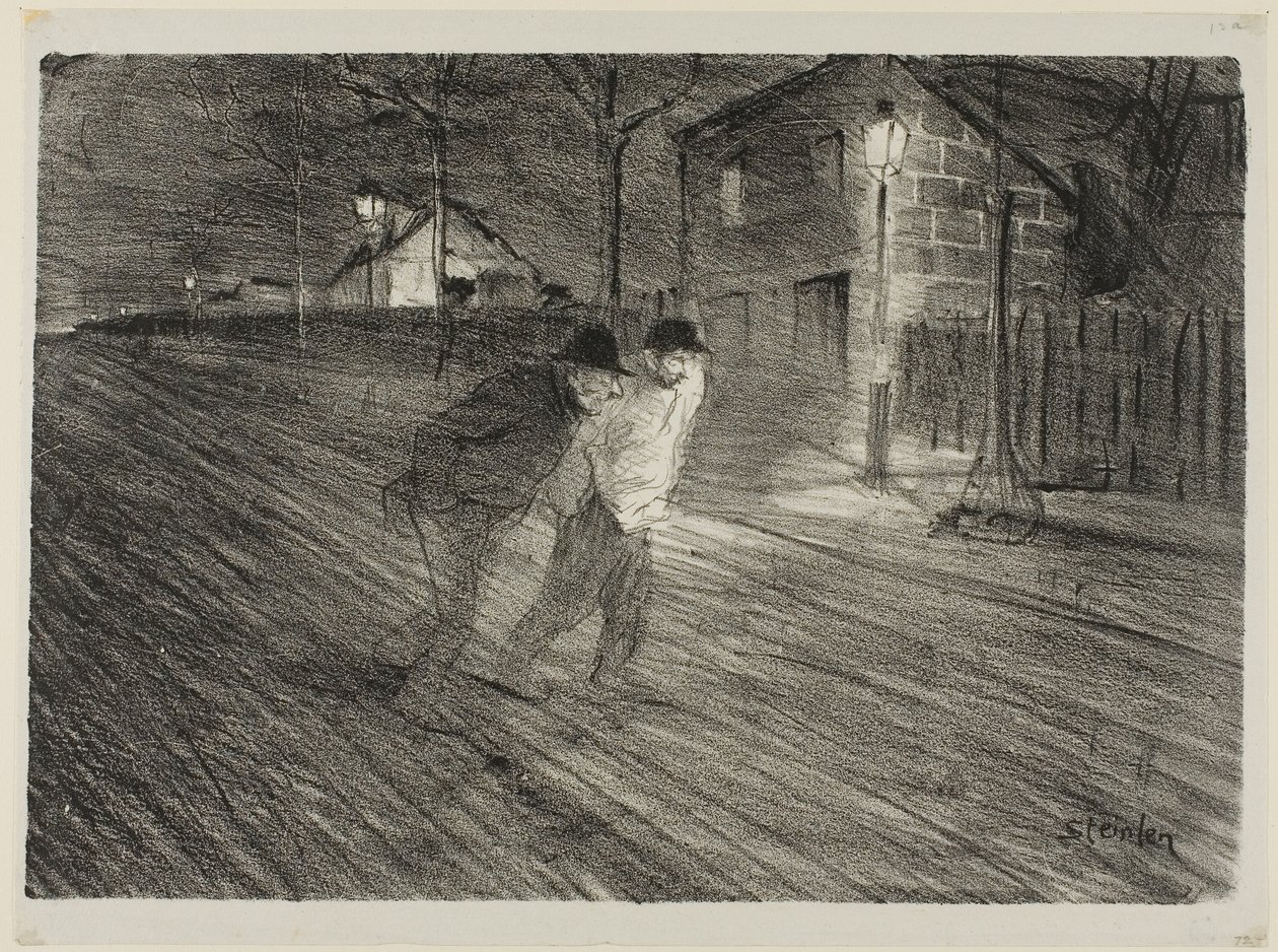 Rue Caulincourt alkotó: Théophile Alexandre Pierre Steinlen