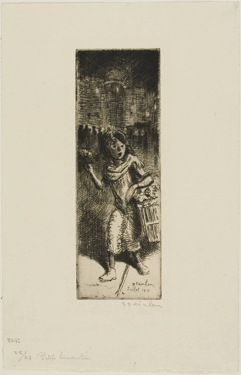 Kis viráglány alkotó: Théophile Alexandre Pierre Steinlen