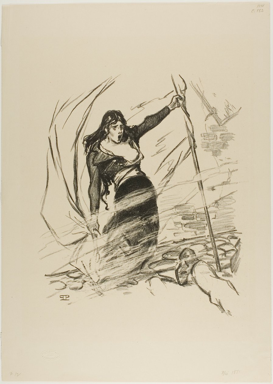 május 1871 alkotó: Théophile Alexandre Pierre Steinlen