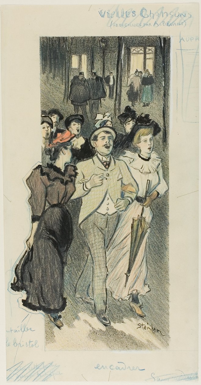 Régi dalok alkotó: Théophile Alexandre Pierre Steinlen
