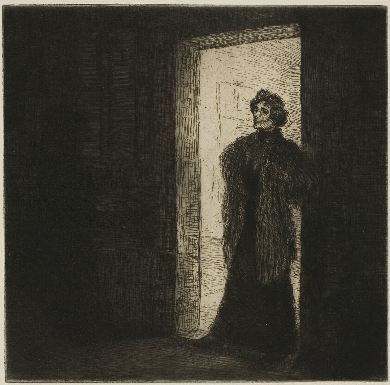 A küszöbön alkotó: Théophile Alexandre Pierre Steinlen