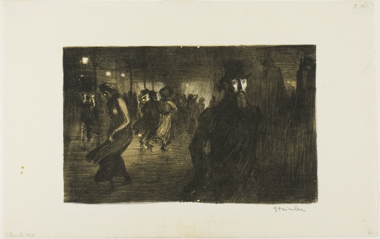 Párizs, éjszaka alkotó: Théophile Alexandre Pierre Steinlen