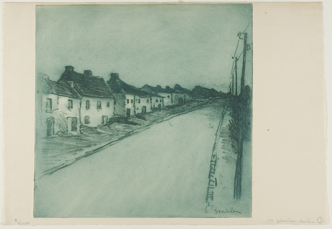 Út egy falun keresztül alkotó: Théophile Alexandre Pierre Steinlen