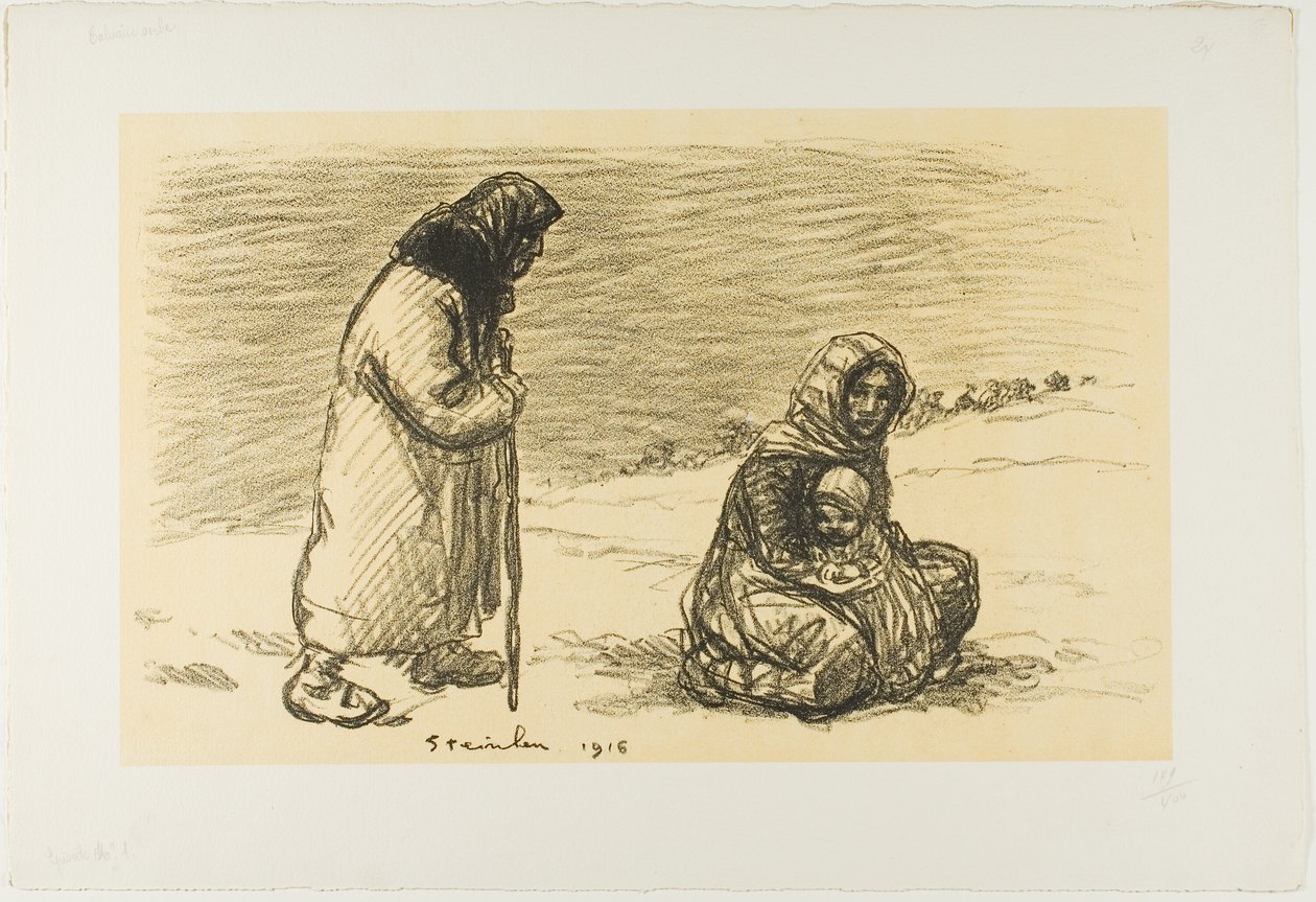 Szerb lovasság, első epizód alkotó: Théophile Alexandre Pierre Steinlen