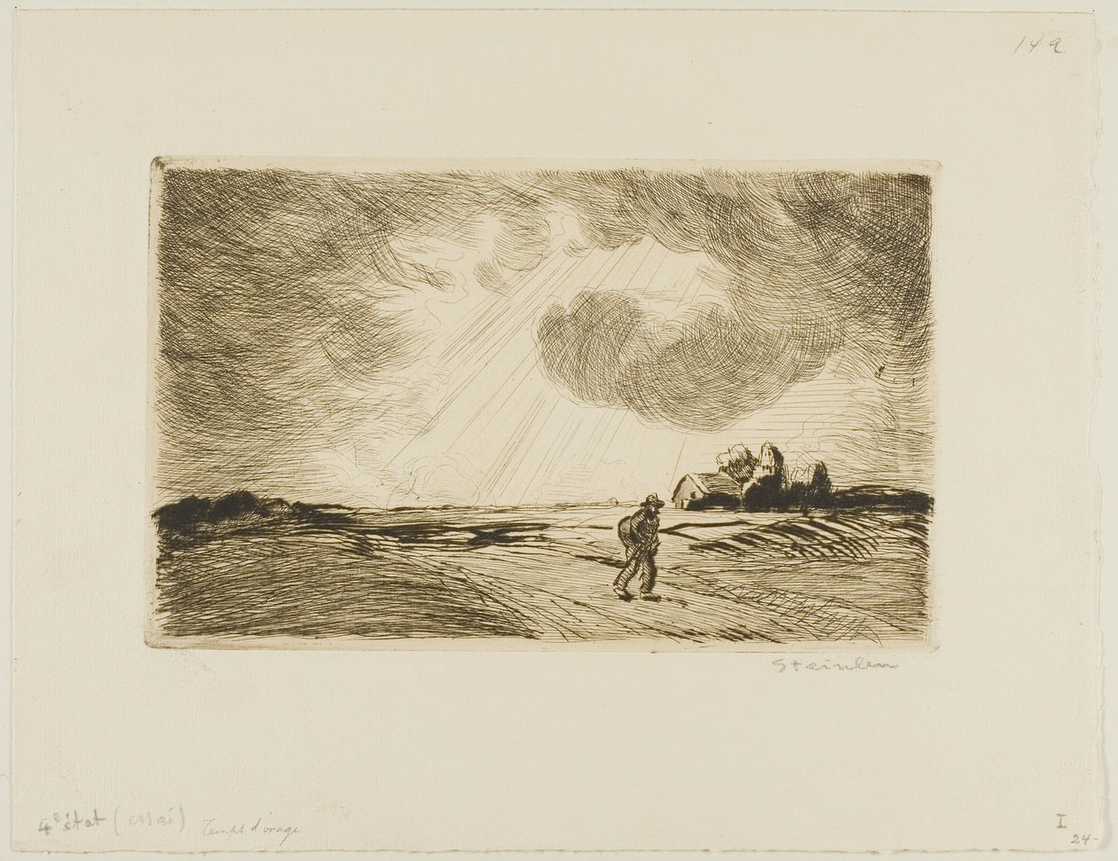 Viharos időjárás alkotó: Théophile Alexandre Pierre Steinlen
