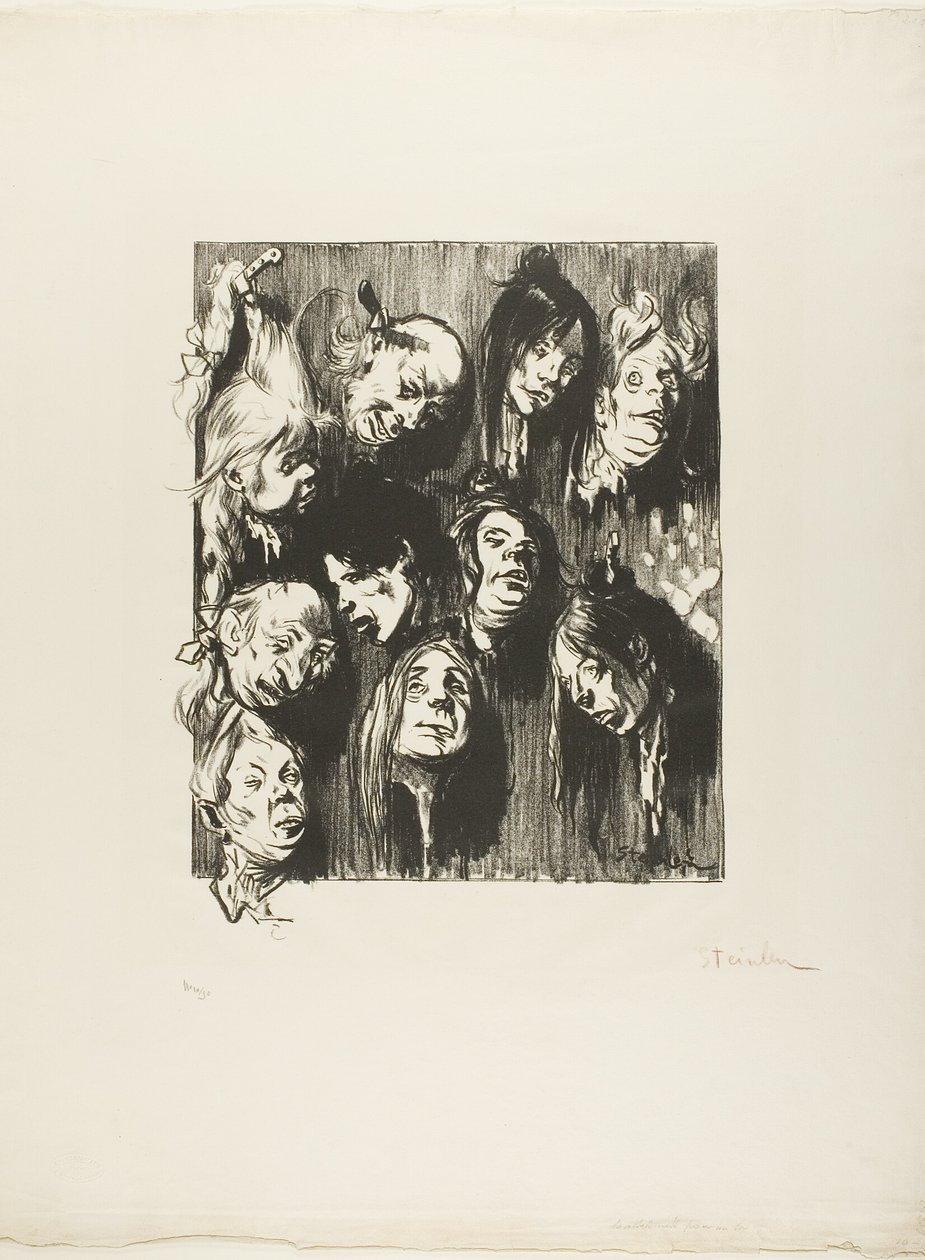 Tíz merénylet egy fillérért alkotó: Théophile Alexandre Pierre Steinlen