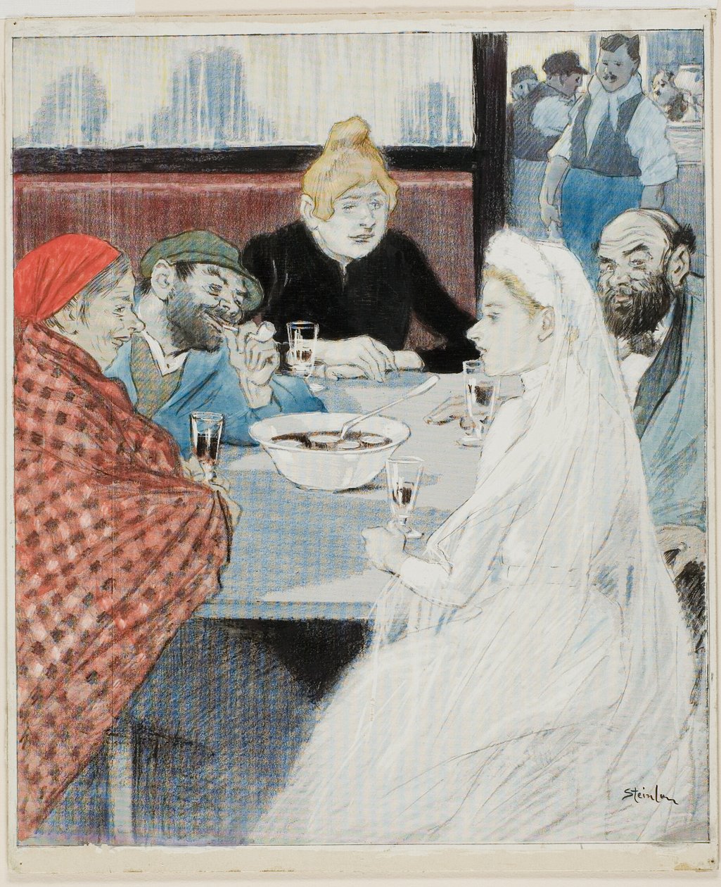 A menyasszony alkotó: Théophile Alexandre Pierre Steinlen