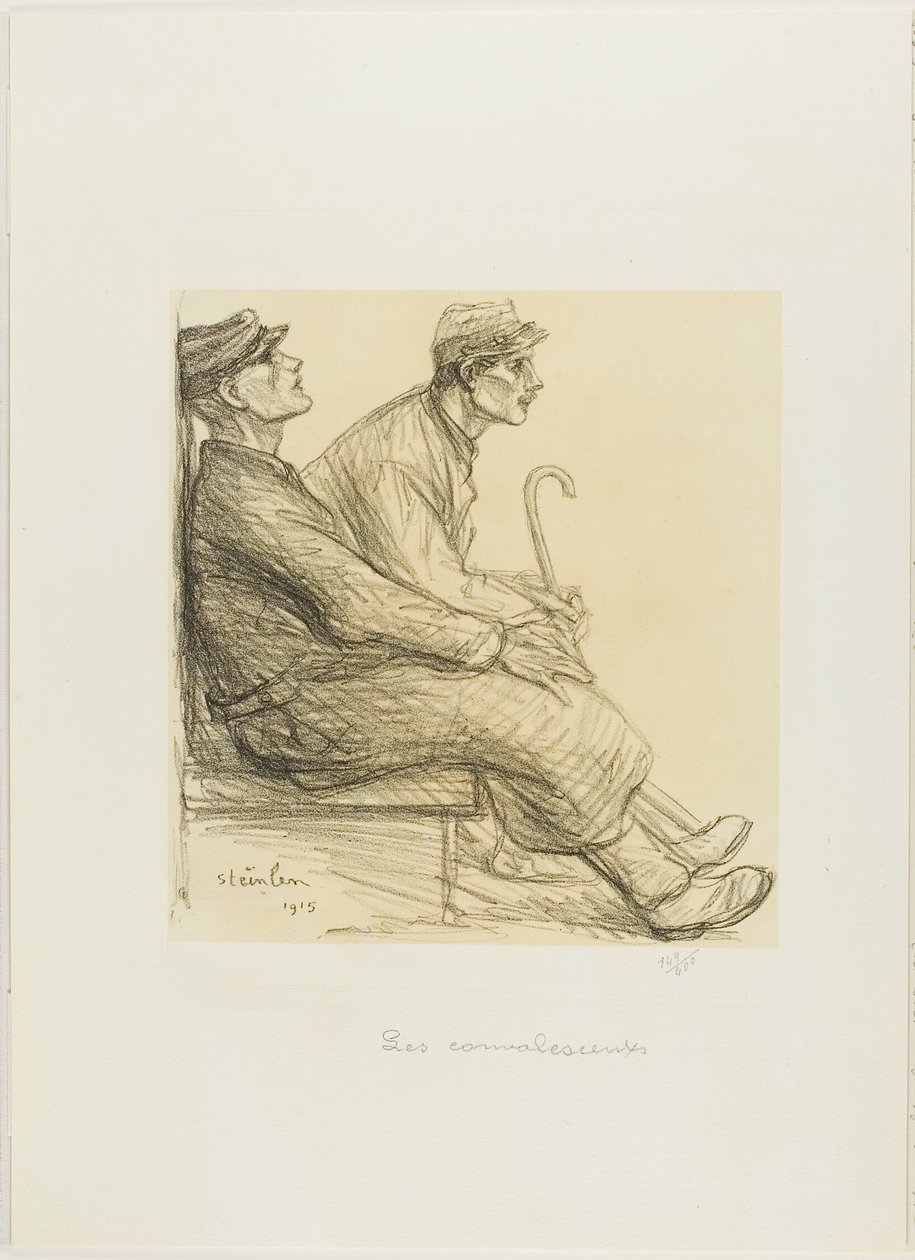 A lábadozók, második lemez az Actualitésből alkotó: Théophile Alexandre Pierre Steinlen