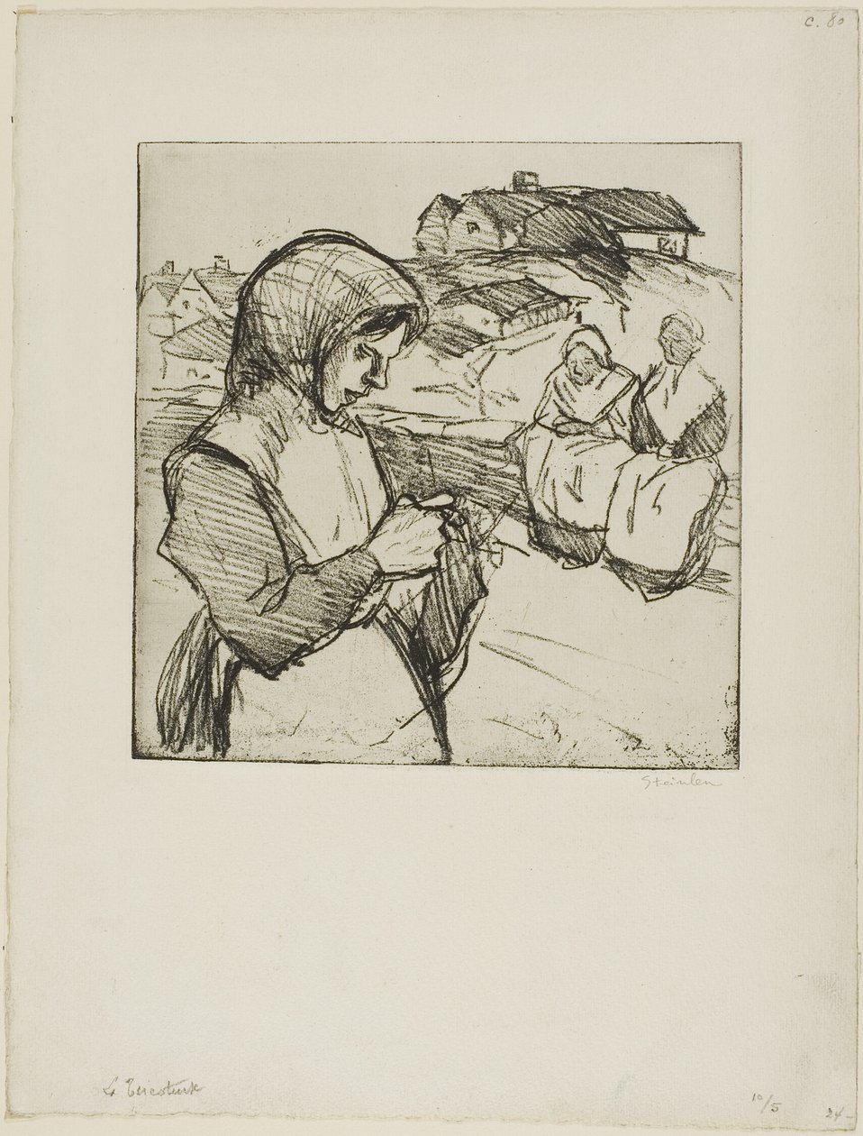 A kötő alkotó: Théophile Alexandre Pierre Steinlen