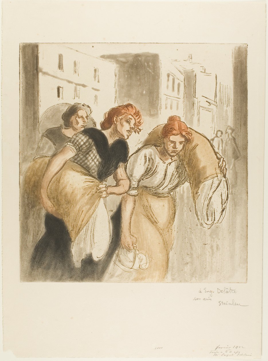 Visszatérés a mosodából alkotó: Théophile Alexandre Pierre Steinlen