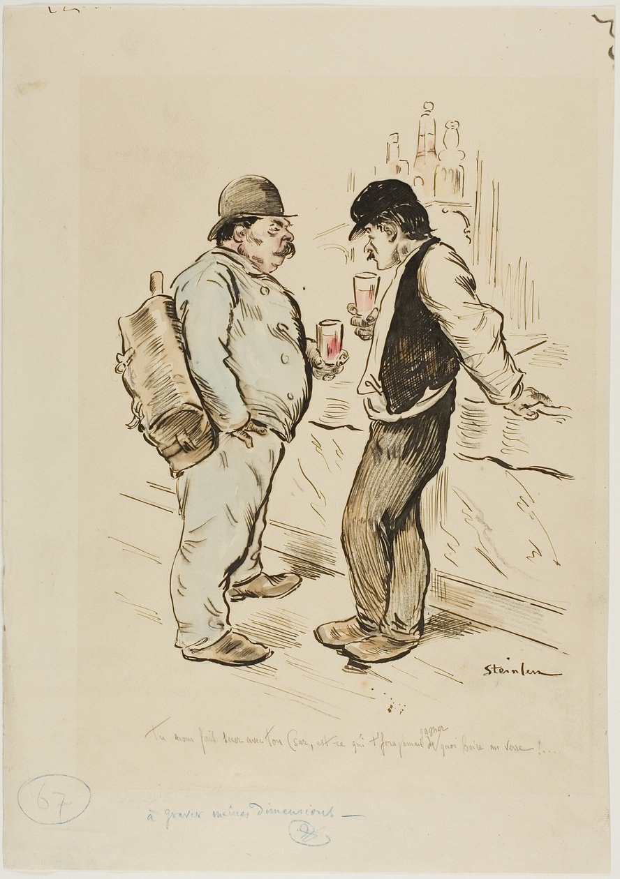 Megkeserítesz minket a Csaroddal, lesz ebből valaha annyi bevételed, hogy meghívhatlak egy italra alkotó: Théophile Alexandre Pierre Steinlen
