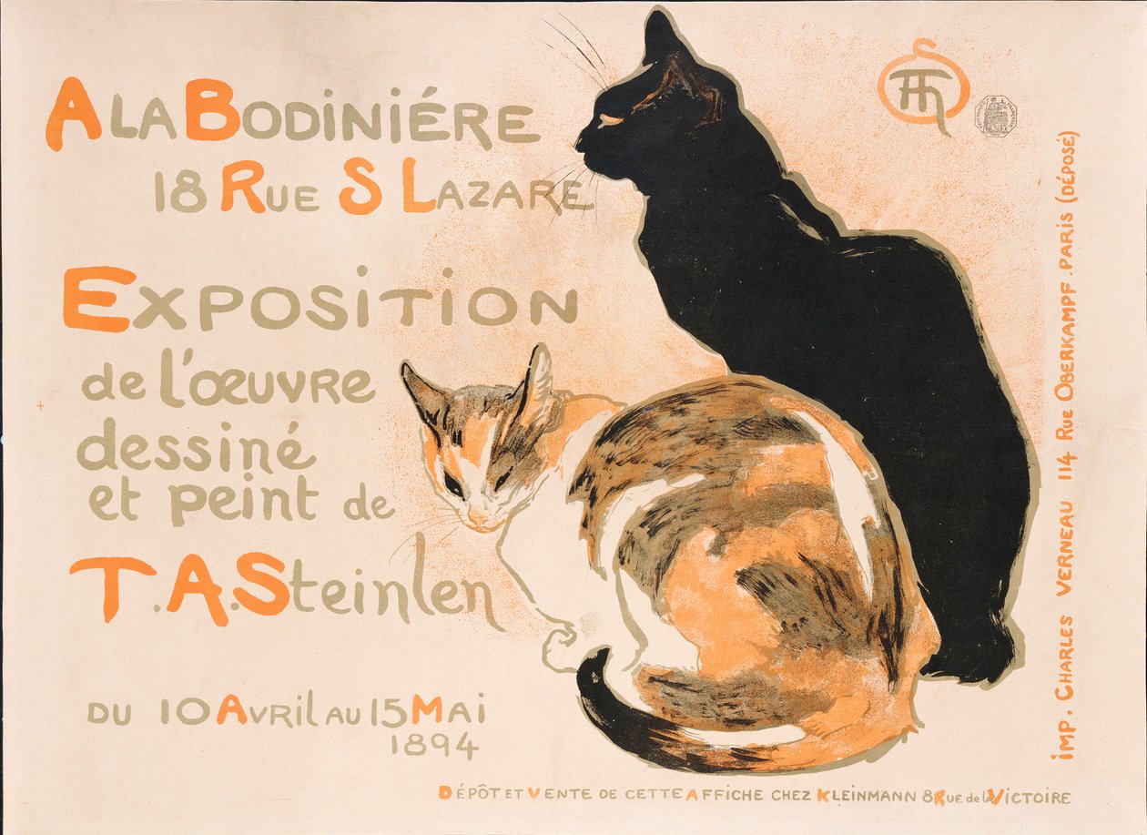 A Bodiniere-ben, 1894 alkotó: Théophile Alexandre Steinlen