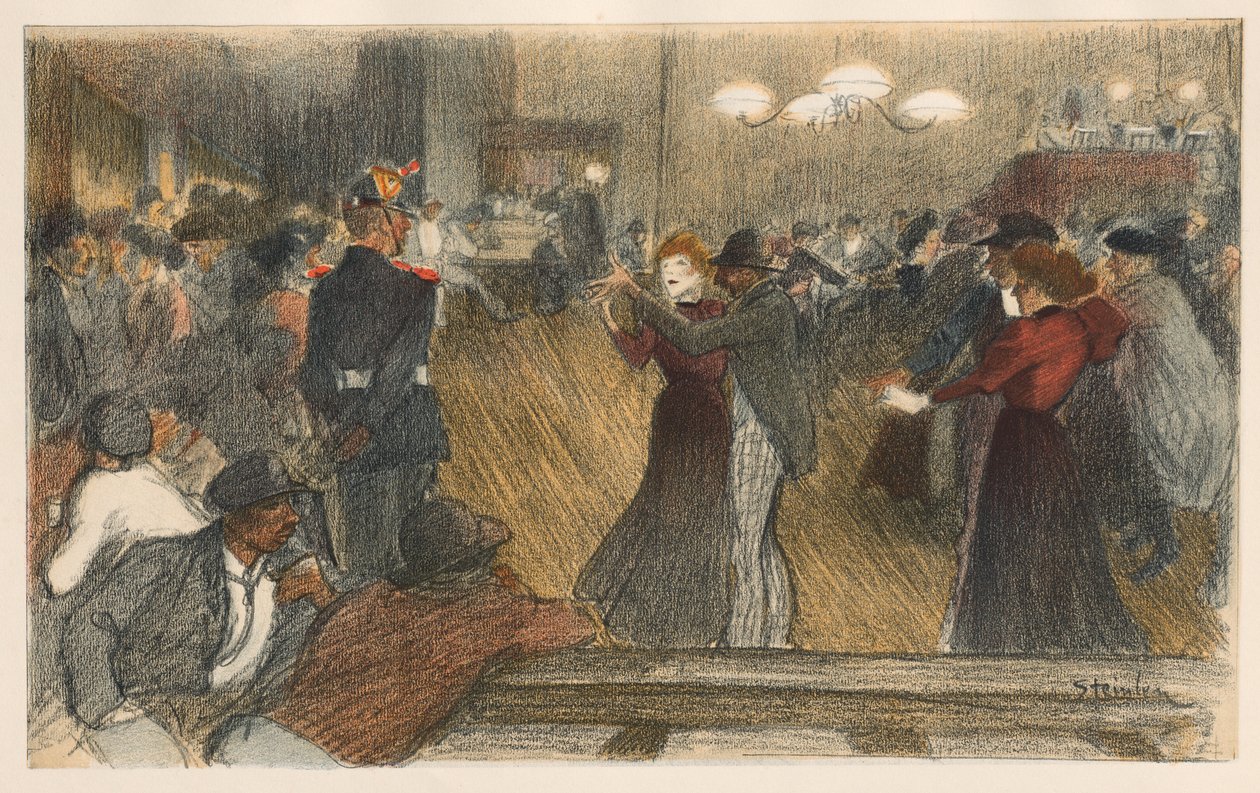 Ball the Barrier alkotó: Théophile Alexandre Steinlen