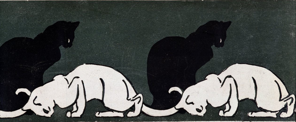 Steinlen macskái alkotó: Théophile Alexandre Steinlen