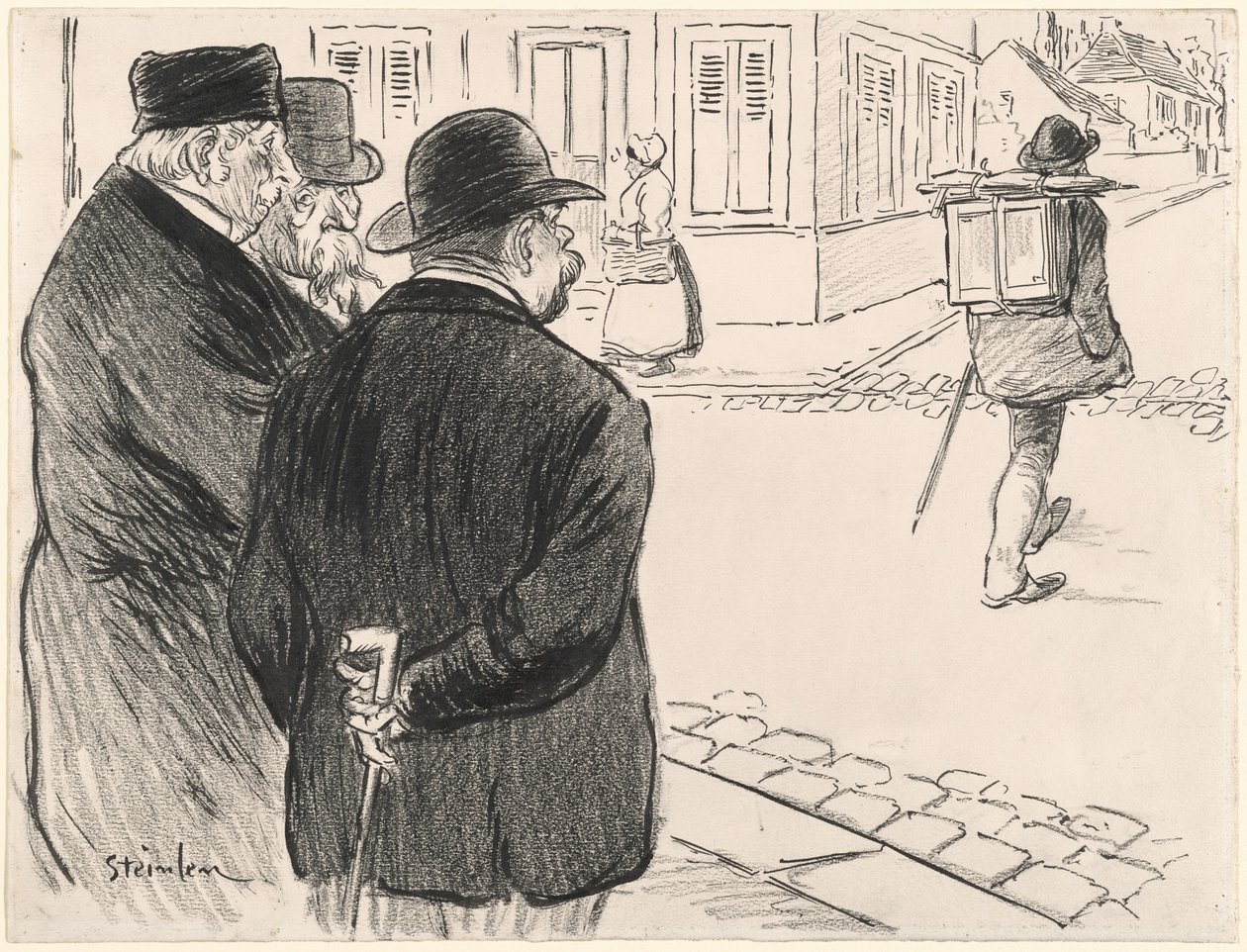 Úgy viselkedik, mint egy festő alkotó: Théophile Alexandre Steinlen