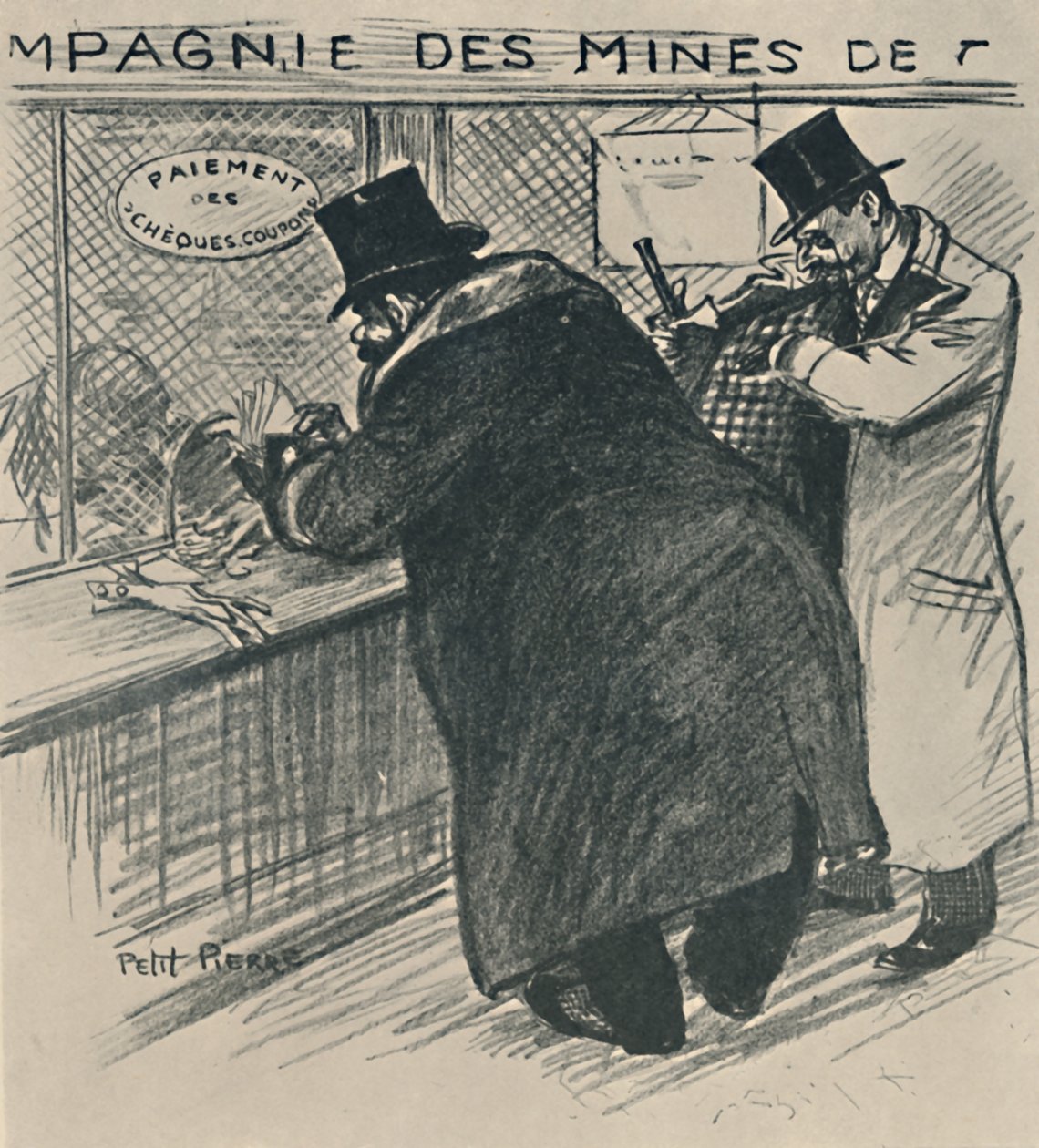 Az opportunista többség, 1919 alkotó: Théophile Alexandre Steinlen