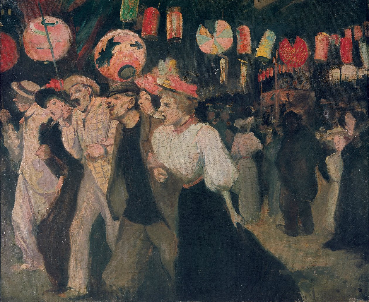 1895. július 14. Montmartre Montmartre, 1895. július 14. alkotó: Théophile Alexandre Steinlen
