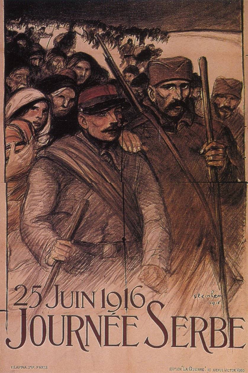Szerbia napja, 1916. június 25., 1916 alkotó: Théophile Alexandre Steinlen