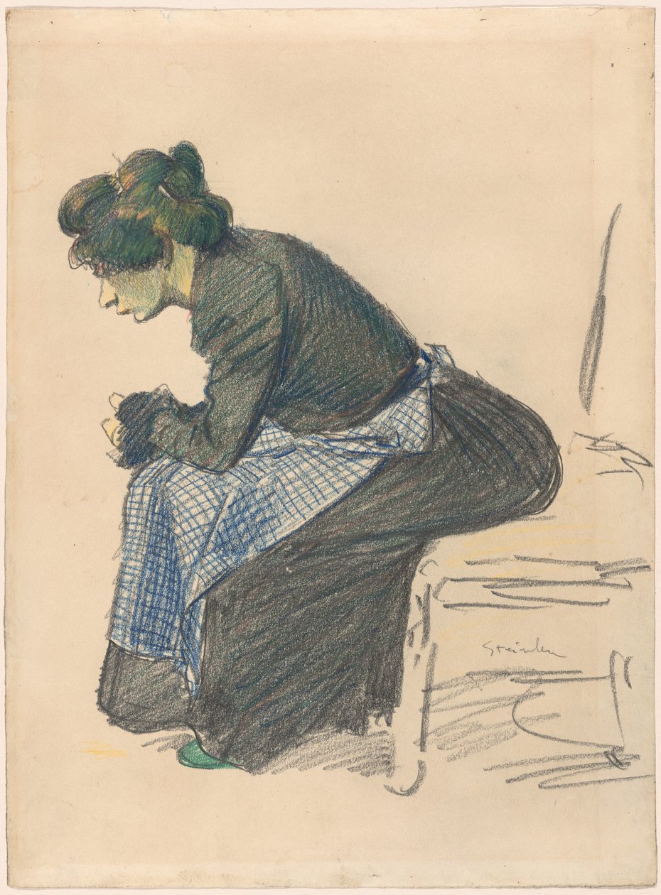 Tanulmány egy nőről alkotó: Théophile Alexandre Steinlen