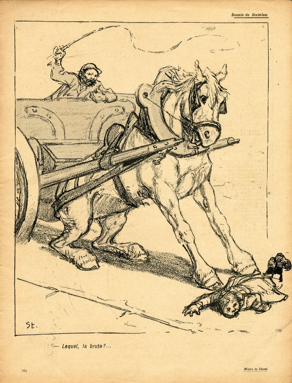 A vajtányér, szatirikus színekben alkotó: Théophile Alexandre Steinlen
