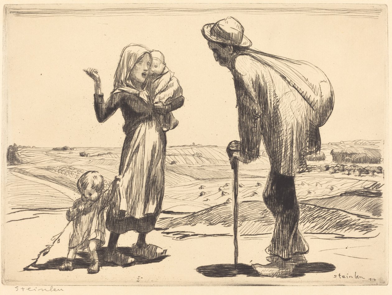 A távoli város A távoli város, 1914. alkotó: Théophile Alexandre Steinlen