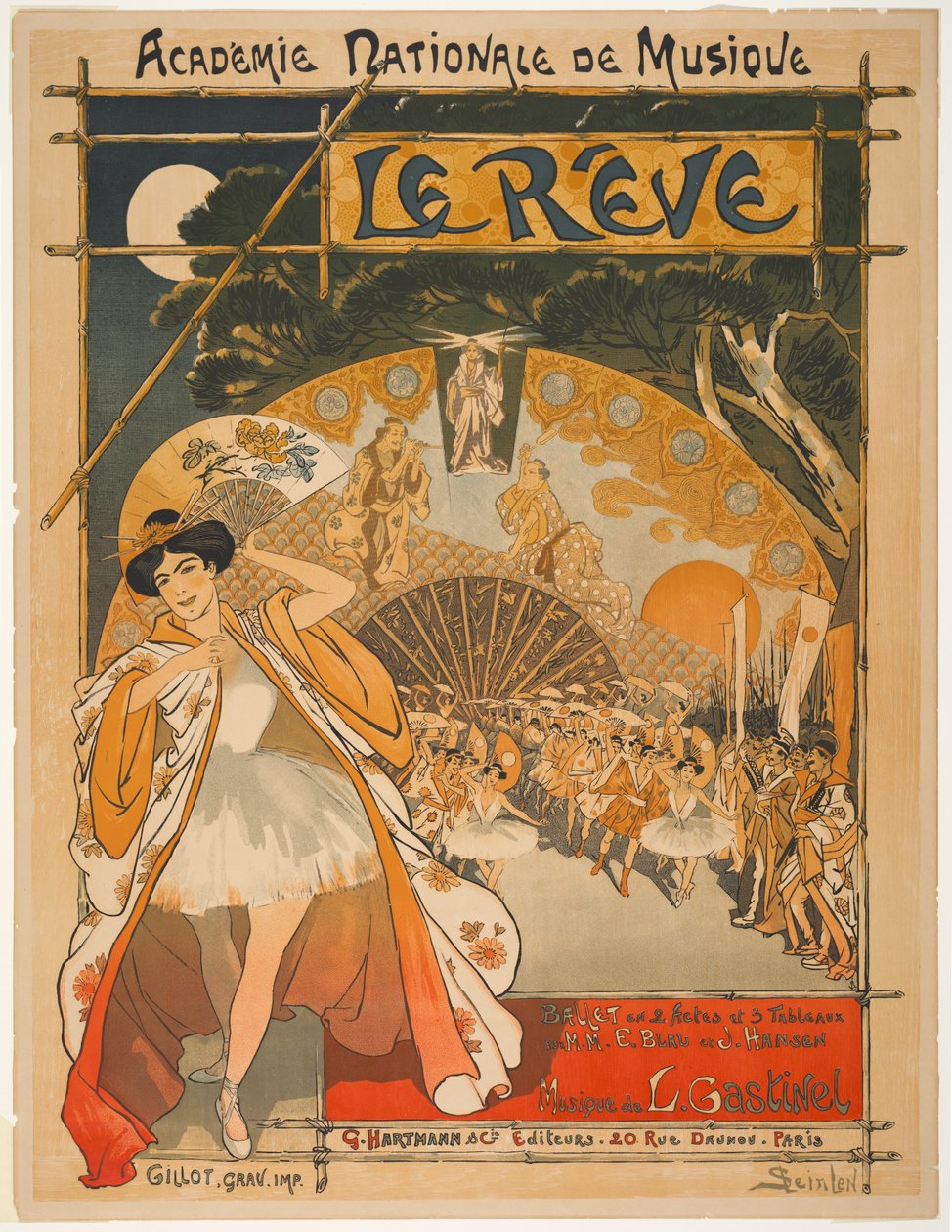 Az álom, 1891. alkotó: Théophile Alexandre Steinlen