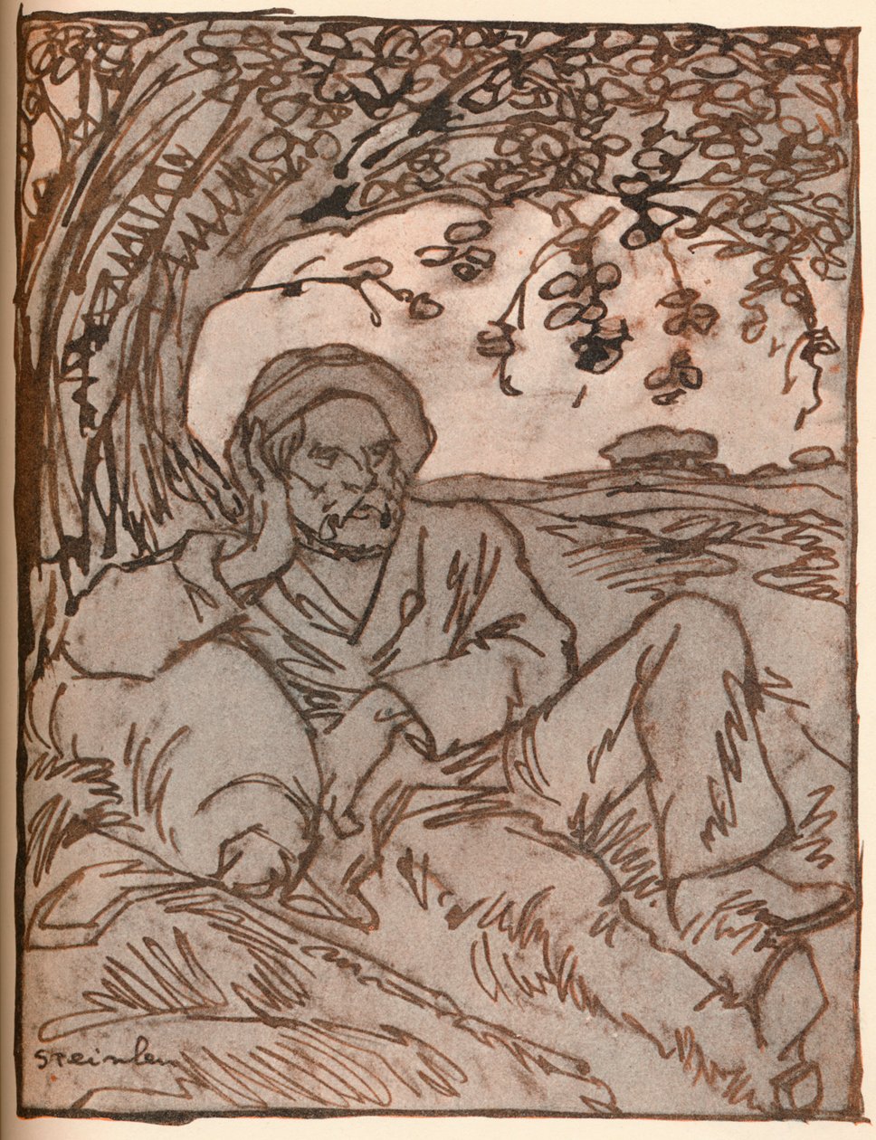 A vagabond, 1879-1914, 1914 alkotó: Théophile Alexandre Steinlen