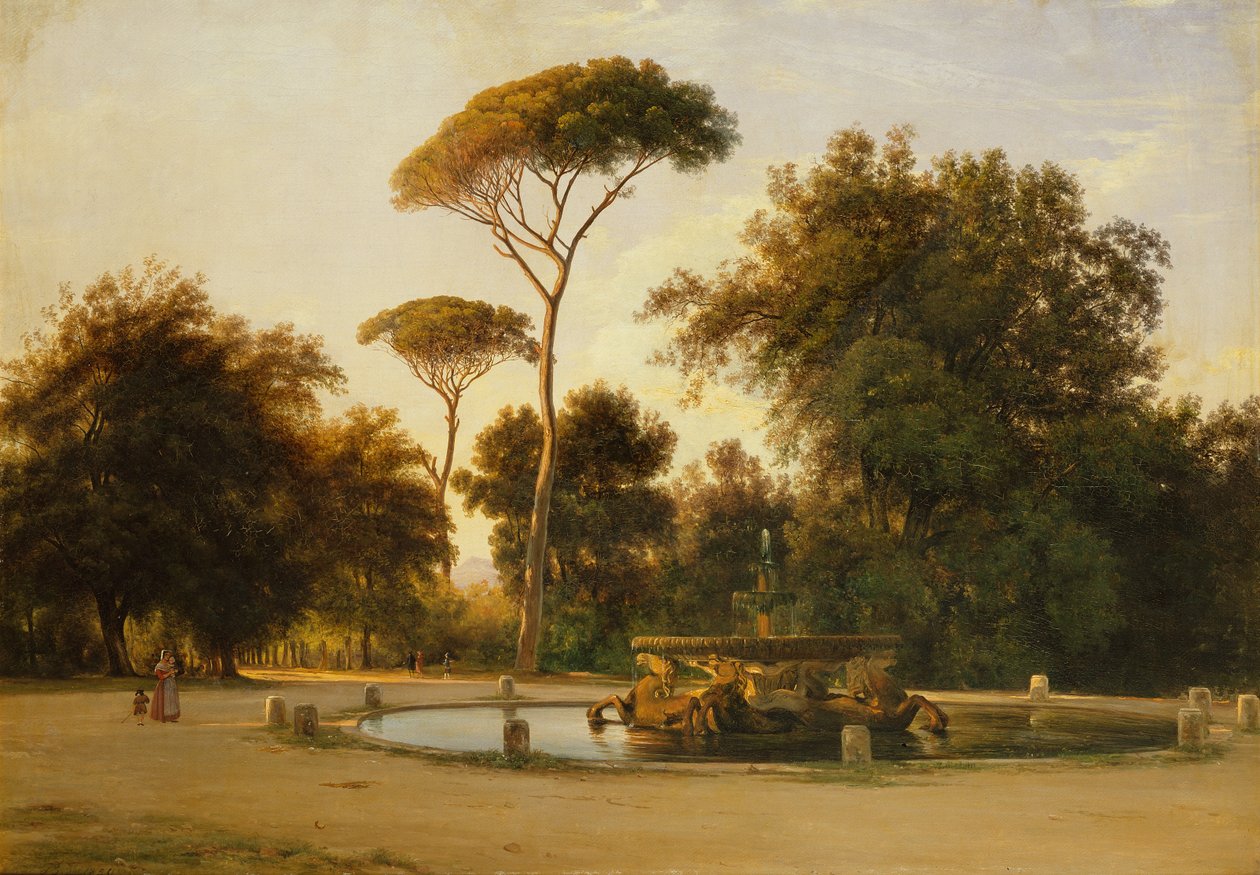 Monte Pincio Róma alkotó: Thorald Brendstrup