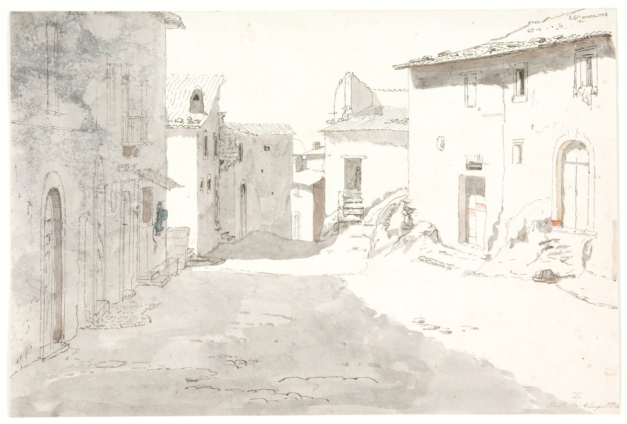 Gadeparti. Civitella alkotó: Thorald Læssøe