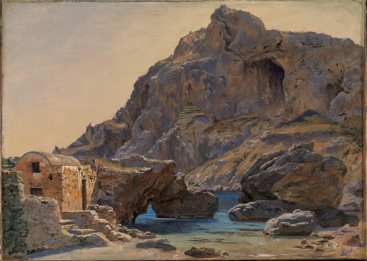 Marina Piccola kilátása, Capri: Délutáni fény alkotó: Thorald Læssøe