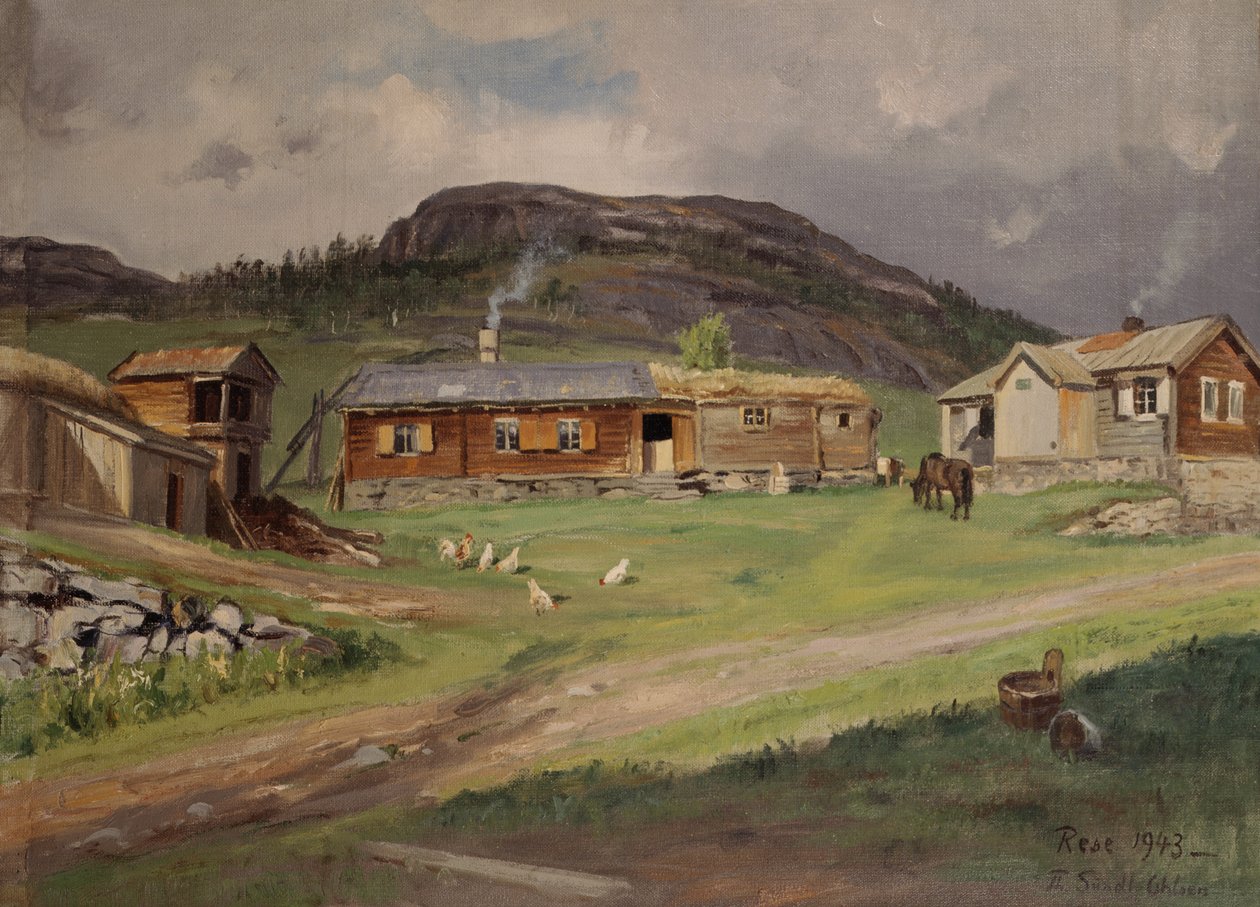 A Rese farm, Hemsedal alkotó: Thoralv Sundt Ohlsen