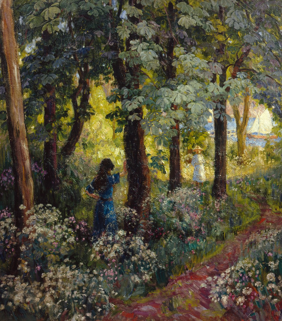Nyári nap a fjord mellett alkotó: Thorolf Holmboe