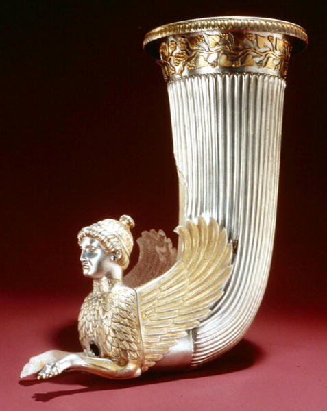 Rhyton (ezüst) alkotó: Thracian