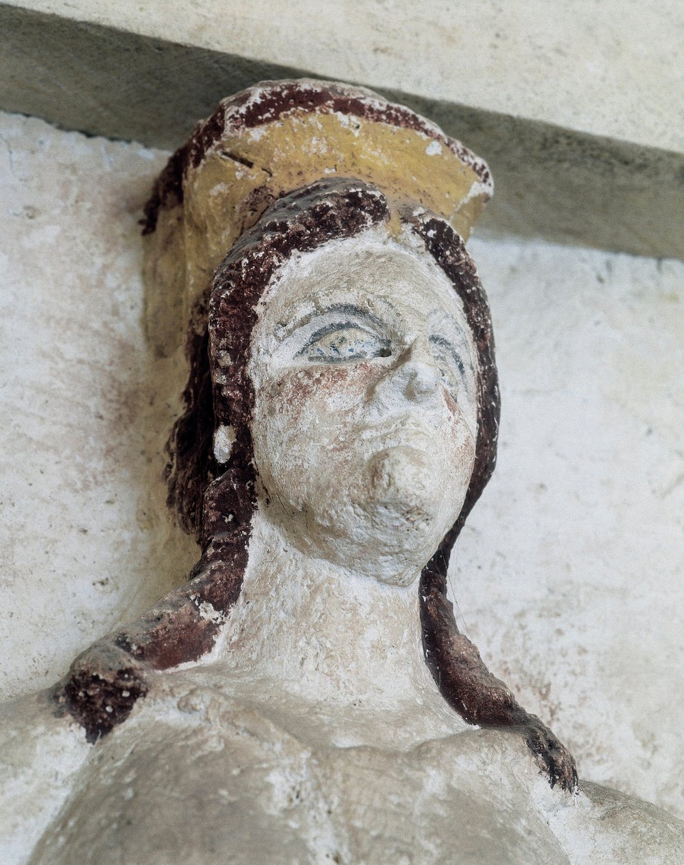 Sveshtari trák sírja, egy női szobor részlete az Atlaszban, ie 3. század (kőszobor) alkotó: Thracian Thracian