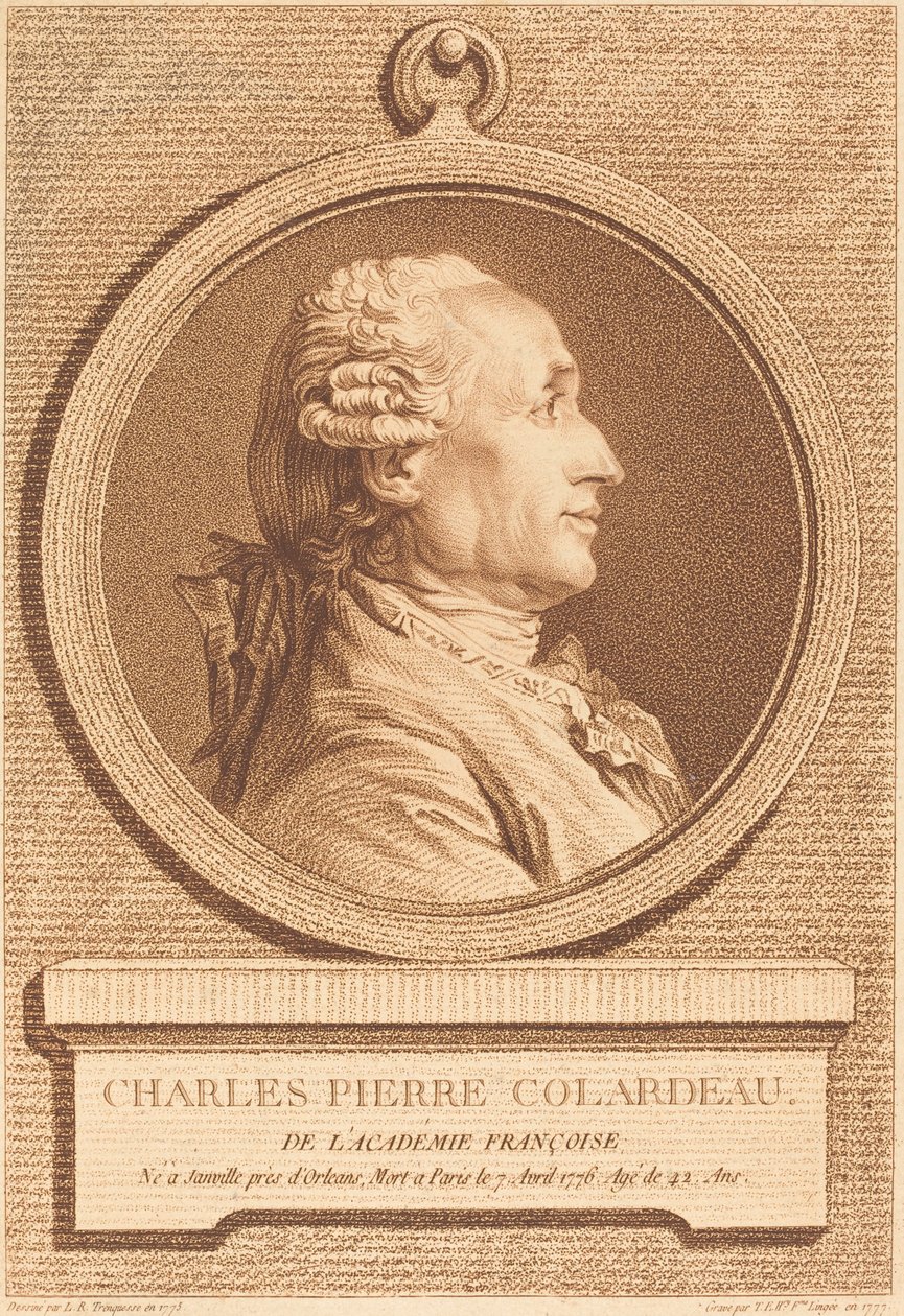 Charles Pierre Colardeau alkotó: Thérèse Éléonore Lingée after Louis Rolland Trinquesse